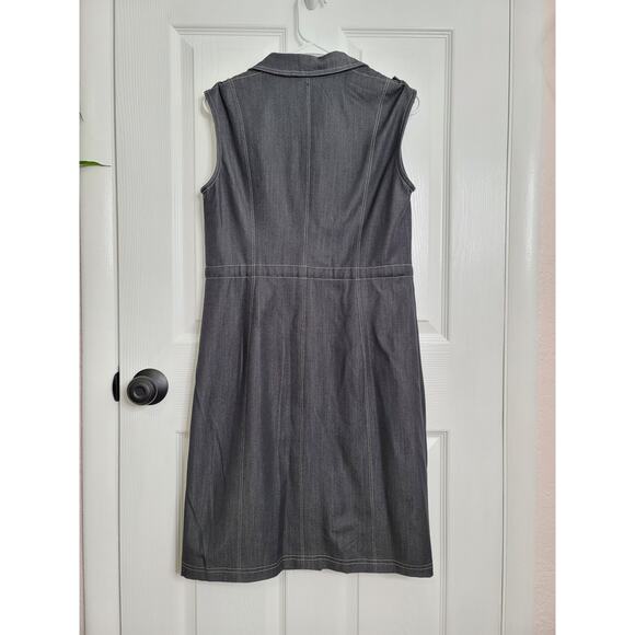 NWT Premise Ellwood Denim Indigo Utility Dress Size 8 - Picture 3 of 8